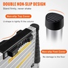 image:imageVEVOR Telescoping Ladder 85FT Aluminum Lightweight Extension Ladder OneButton Retraction Collapsible Ladder 375 LBS Capacity with NonSlip Feet Portable Compact Ladders for Home RV Loft105 ft