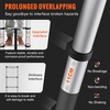image:imageVEVOR Telescoping Ladder 85FT Aluminum Lightweight Extension Ladder OneButton Retraction Collapsible Ladder 375 LBS Capacity with NonSlip Feet Portable Compact Ladders for Home RV Loft125 ft