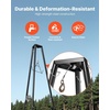 image:imageVEVOR Tripod Deer Hoist 500 lbs Load Capacity Hunting Game Hoist Winch Lift with Gambrel amp Manual Winch Hunting Game Skinning and Cleaning Accessory for Cleaning Skinning and Moving Black500 lbs