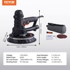 image:imageVEVOR Wall Smoother 900W Electric Tool with 12 Sanding Discs 800 to 1800 RPM Speed 3 Vacuum Hoses Collapsible for Ceiling Use Dual LED Lights Telescoping Handle and Builtin Dust CollectorUpgraded 800W12 Sanding Discs