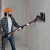 image:imageVEVOR Wall Smoother 900W Electric Tool with 12 Sanding Discs 800 to 1800 RPM Speed 3 Vacuum Hoses Collapsible for Ceiling Use Dual LED Lights Telescoping Handle and Builtin Dust Collector900W