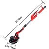 image:imageVEVOR Wall Smoother 900W Electric Tool with 12 Sanding Discs 800 to 1800 RPM Speed 3 Vacuum Hoses Collapsible for Ceiling Use Dual LED Lights Telescoping Handle and Builtin Dust Collector850W