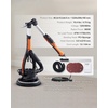 image:imageVEVOR Wall Smoother 900W Electric Tool with 12 Sanding Discs 800 to 1800 RPM Speed 3 Vacuum Hoses Collapsible for Ceiling Use Dual LED Lights Telescoping Handle and Builtin Dust Collector900W