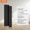 image:imageVEVOR Wood Slat Acoustic Panels 236 x 472 inch 4 Pcs MDF Accent Wooden Wall Panels for Modern Interior Wall Decor Faux Wood Wall Board Panels for Noise Reduction Black OakBlack Oak