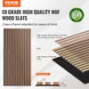 image:imageVEVOR Wood Slat Acoustic Panels 236 x 472 inch 4 Pcs MDF Accent Wooden Wall Panels for Modern Interior Wall Decor Faux Wood Wall Board Panels for Noise Reduction Black OakWalnut