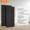 image:imageVEVOR Wood Slat Acoustic Panels 236 x 472 inch 4 Pcs MDF Accent Wooden Wall Panels for Modern Interior Wall Decor Faux Wood Wall Board Panels for Noise Reduction Black OakBlack Oak