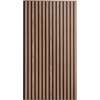image:imageVEVOR Wood Slat Acoustic Panels 236 x 472 inch 4 Pcs MDF Accent Wooden Wall Panels for Modern Interior Wall Decor Faux Wood Wall Board Panels for Noise Reduction Black OakWalnut