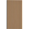 image:imageVEVOR Wood Slat Acoustic Panels 236 x 472 inch 4 Pcs MDF Accent Wooden Wall Panels for Modern Interior Wall Decor Faux Wood Wall Board Panels for Noise Reduction Black OakLight Oak