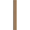 image:imageVEVOR Wood Slat Acoustic Panels 236 x 472 inch 4 Pcs MDF Accent Wooden Wall Panels for Modern Interior Wall Decor Faux Wood Wall Board Panels for Noise Reduction Black OakLight Oak