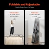 image:imageVEVOR Work Platform 55x 15 Portable Scaffolding Platform Folding Steel Step Ladder Adjustable Height 275453 800 lbs Load Capacity NonSlip Drywall Painting Stool for Cleaning ampWashing63x 15