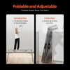 image:imageVEVOR Work Platform 55x 15 Portable Scaffolding Platform Folding Steel Step Ladder Adjustable Height 275453 800 lbs Load Capacity NonSlip Drywall Painting Stool for Cleaning ampWashing71x 15