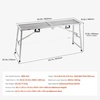 image:imageVEVOR Work Platform 55x 15 Portable Scaffolding Platform Folding Steel Step Ladder Adjustable Height 275453 800 lbs Load Capacity NonSlip Drywall Painting Stool for Cleaning ampWashing63x 15