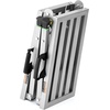 image:imageVEVOR Work Platform 55x 15 Portable Scaffolding Platform Folding Steel Step Ladder Adjustable Height 275453 800 lbs Load Capacity NonSlip Drywall Painting Stool for Cleaning ampWashing39x 11