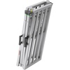 image:imageVEVOR Work Platform 55x 15 Portable Scaffolding Platform Folding Steel Step Ladder Adjustable Height 275453 800 lbs Load Capacity NonSlip Drywall Painting Stool for Cleaning ampWashing63x 15