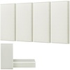 image:imageVEVOR 4 PCS Acoustic Panels 2 inch Thick 236 x 118 inch Fiberglass Sound Absorbing Panels Selfadhesive Soundproof Wall Boards for Studios Office Home TheaterMeeting Room GrayBeige