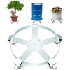 image:imageVEVOR 55 Gallon Heavy Duty Drum Dolly 1250lbs Load Capacity Barrel Dolly Cart Drum Caddy Non Tipping Hand Truck Capacity Dollies with Steel Frame 5 Swivel Casters Wheel for Warehouse Drum Handling5 Swivel