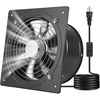 image:imageVEVOR 8 Inch Exhaust Fan 576 CFM High Velocity Wall Mount Vent Fan with OnOff Control Low Consumption Portable Ventilation Extractor for AtticGarageBasementWorkshopKitchen Chicken CoopBlack1181 x 1181 x 630 in