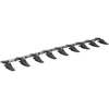 image:imageVEVOR Bucket Tooth Bar452 in Heavy Duty 6 Teeth Tractor Bucket Bar for Tractor Loader Skidsteer 4560 lbs Load Capacity Bolt On Teeth Bars for Buckets Protection Efficient amp Soil Excavation72in