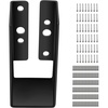 image:imageVEVOR Concealed Joist Hanger 2x4 Outdoor Accent ConcealedFlange Pack of 24 Concealed Joist Bracket Q235 Steel Plate PowderCoated Concealed Face Mount Joist Hanger Inner 1636in for Beam Swing2x4 Inch 16x36 24 Pcs