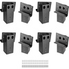 image:imageVEVOR Deer Blind Brackets Outdoor 36x36 Platform Bracket Fit 35x35 In  889x889 mm Lumber 2204lbs1000kg Capacity Steel Elevator Brackets for Deer Stand Hunting Blinds Shooting Shack 4 Pcs8 Pcs