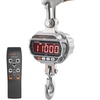 image:imageVEVOR Digital Crane Scale 11000 lbs5000 kg Industrial Heavy Duty Hanging Scale with Remote Control Cast Aluminum Case amp LED Screen High Precision for Construction Factory Farm Hunting Silver11000 lbs