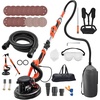 image:imageVEVOR Drywall Sander 1150W Electric Drywall Sander Popcorn Ceiling Removal Tool with Vacuum Dust Collection 5 Variable Speed 8001700 RPM LED Light Foldable amp Extendable Handle 15 Sanding Discs1150W5 Variable Speed 8001700RPM
