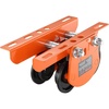 image:imageVEVOR Electric Hoist Manual Trolley 2200 lbs1 Ton Capacity for PA200 PA250 PA300 PA400 PA500 Push Beam Trolley with Dual Wheels 268433 Adjustable Beam Flange Width for Straight Curved I Beam1T