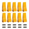 image:imageVEVOR Excavator Bucket Teeth with Pins 7 Pack 684447 Bucket Tooth Set Fits 58in Buckets Edge Heavy Duty 734 in Bolt on Digging Buckets Teeth Replacement for Skid Steer amp Mini Excavator10 pack