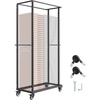 image:imageVEVOR Folding Chair Rack 500 LBS Capacity HeavyDuty Chair Cart for 60 Chairs Metal Chair Storage Dolly Chair Holder with Swivel Casters and Locking Wheels for Party EventHotelMatte Black500 LBS