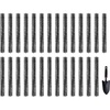 image:imageVEVOR Gutter Brush 60 Feet Total Length 433 inch Diameter Gutter Cleaning Tools GroundLevel Gutter Brush Leaf Guard for 5 Inch Gutters Easily Clear roof Leaves and Debris 20 Pack80FT  433in diameter