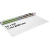 image:imageVEVOR House Wrap 9 x 75 ft 013 mm Thick Vapor Barrier Heavy Duty Plastic Sheeting for TearResistant Drop Cloth Vapor Barrier Covering for Residential amp Commercial Construction White