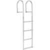 image:imageVEVOR Removable Dock Ladder 3 Steps 500lbs Load Capacity Aluminum Swim Ladders Pontoon Boat Ladder with Rubber Mat for Lake Marine Boarding PoolStraight4 Step