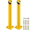 image:imageVEVOR Safety Bollard 36 Inch Height Bollard Post 45 Inch Diameter Steel Pipe Safety Bollard Post Yellow Steel Bollard Steel Safety Bollard with 8 Anchor Bolts Perfect for TrafficSensitive Area36Hx45D