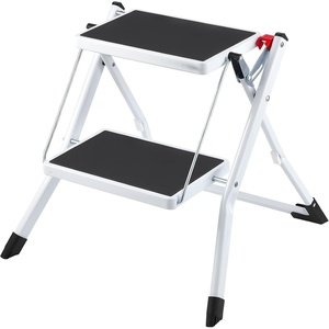 image:imageVEVOR 1Step 330lbs Capacity Folding Steel Step Ladder Adjustable Height NonSlip Sturdy Step Stool for Adults Toddlers Offices RVs Bathrooms Bedrooms2Step