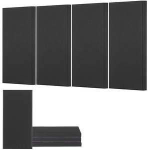 image:imageVEVOR 4 PCS Acoustic Panels 2 inch Thick 236 x 118 inch Fiberglass Sound Absorbing Panels Selfadhesive Soundproof Wall Boards for Studios Office Home TheaterMeeting Room GrayBlack