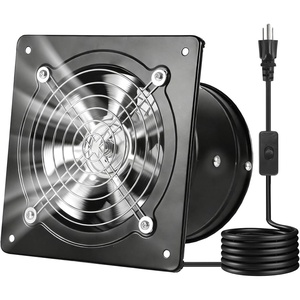 image:imageVEVOR 8 Inch Exhaust Fan 576 CFM High Velocity Wall Mount Vent Fan with OnOff Control Low Consumption Portable Ventilation Extractor for AtticGarageBasementWorkshopKitchen Chicken CoopBlack748 x 748 x 551 in