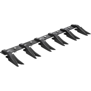 image:imageVEVOR Bucket Tooth Bar452 in Heavy Duty 6 Teeth Tractor Bucket Bar for Tractor Loader Skidsteer 4560 lbs Load Capacity Bolt On Teeth Bars for Buckets Protection Efficient amp Soil Excavation45in