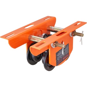 image:imageVEVOR Electric Hoist Manual Trolley 2200 lbs1 Ton Capacity for PA200 PA250 PA300 PA400 PA500 Push Beam Trolley with Dual Wheels 268433 Adjustable Beam Flange Width for Straight Curved I Beam05T