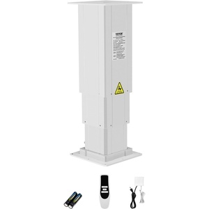 image:imageVEVOR Electric Lifting Column System 260 lbs Lift Table 142311 in Height Range ThreeStage Adjustable Desk Column Telescopic Table Leg Comes with PowerSupply Option to Control upDown Motion176 lbs