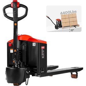 image:imageVEVOR Electric Pallet Jack 4400 lbs Load Capacity Lithium Battery Powered Pallet Jack Truck with 48L x 27W Inch Forks for Material Handling Suitable for Warehouse Supermarket Manufacturing4400 LBS