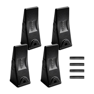 image:imageVEVOR Excavator Bucket Teeth with Pins 7 Pack 684447 Bucket Tooth Set Fits 58in Buckets Edge Heavy Duty 734 in Bolt on Digging Buckets Teeth Replacement for Skid Steer amp Mini Excavator4 pack