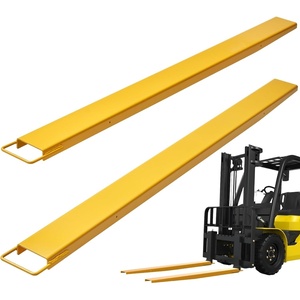 image:imageVEVOR Forklift Extensions 84 Inch Fork Extensions 55 Inch Width Heavy Duty Fork Extensions for Forklifts 1 Pair Forklift Extensions for Truck84 x 55 Inch