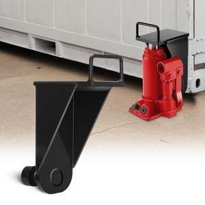 image:imageVEVOR Shipping Container Jack Lug with UShaped Handle 2Pack Storage Leveler Booster Withstands Sun amp Rain Heavy Duty Container Jack Lug for Shipping Industry Logistics Warehouse Management1Pack