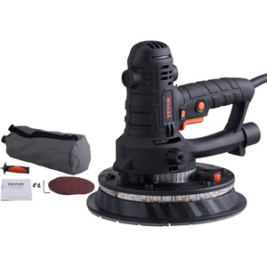 image:imageVEVOR Wall Smoother 900W Electric Tool with 12 Sanding Discs 800 to 1800 RPM Speed 3 Vacuum Hoses Collapsible for Ceiling Use Dual LED Lights Telescoping Handle and Builtin Dust CollectorUpgraded 800W12 Sanding Discs