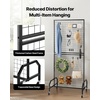 image:imageVEVOR 2 Packs Grid Wall Panels 29 x 59 ft Wire Grid Panels Display Rack Movable Art Display Shelf with Wheels and 10 Hooks Black Carbon Steel Gridwall for Craft Show Decor Storage Notice Board