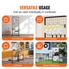 image:imageVEVOR 2 x 56 Ft Grid Wall Panels 2 Packs Wire Gridwall Display Racks Tower with TBase Floorstanding Double Side Gridwall Panels Retail Display with Extra Clips and Hooks for Art Craft Shows