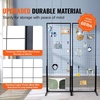 image:imageVEVOR 2 x 56 Ft Grid Wall Panels 2 Packs Wire Gridwall Display Racks Tower with TBase Floorstanding Double Side Gridwall Panels Retail Display with Extra Clips and Hooks for Art Craft Shows