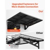image:imageVEVOR 2Pack Heavy Duty Garage Wall Shelving 2 x 3 ft Steel Wall Mounted Shelving Unit 24 x 36 Inch Per Shelf Floating Storage Metal Rack for Garage with 560 lbs Total Weight Capacity2 x 3 ft