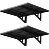 image:imageVEVOR 2Pack Heavy Duty Garage Wall Shelving 2 x 3 ft Steel Wall Mounted Shelving Unit 24 x 36 Inch Per Shelf Floating Storage Metal Rack for Garage with 560 lbs Total Weight Capacity2 x 3 ft