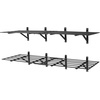 image:imageVEVOR 2Pack Heavy Duty Garage Wall Shelving 2 x 3 ft Steel Wall Mounted Shelving Unit 24 x 36 Inch Per Shelf Floating Storage Metal Rack for Garage with 560 lbs Total Weight Capacity2 x 6 ft